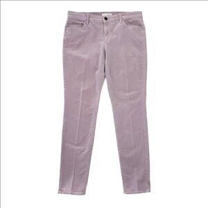 Ann Taylor LOFT Modern Skinny Corduroy Pants Size 10 Mauve Lavender